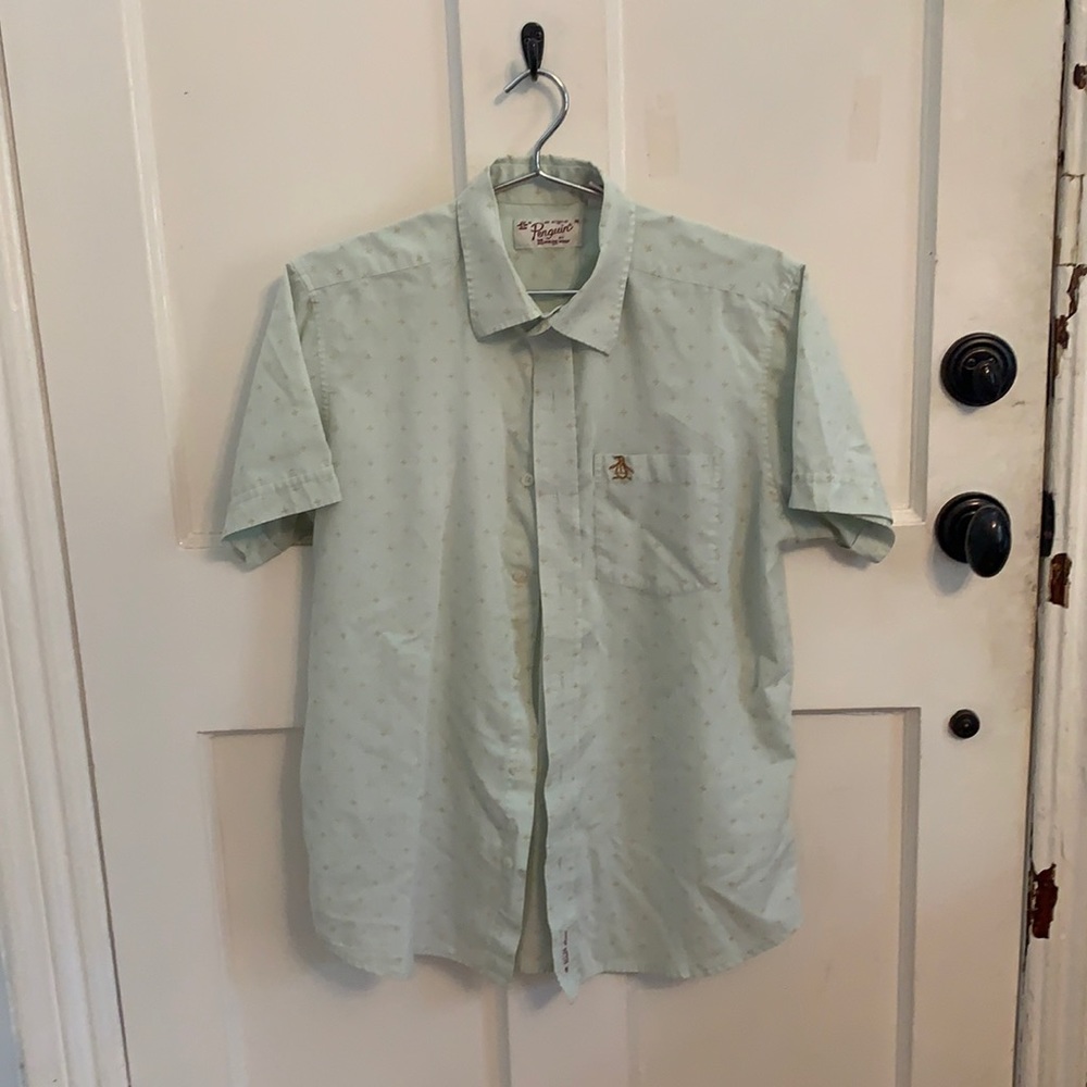Penguin Mint Green Shirt